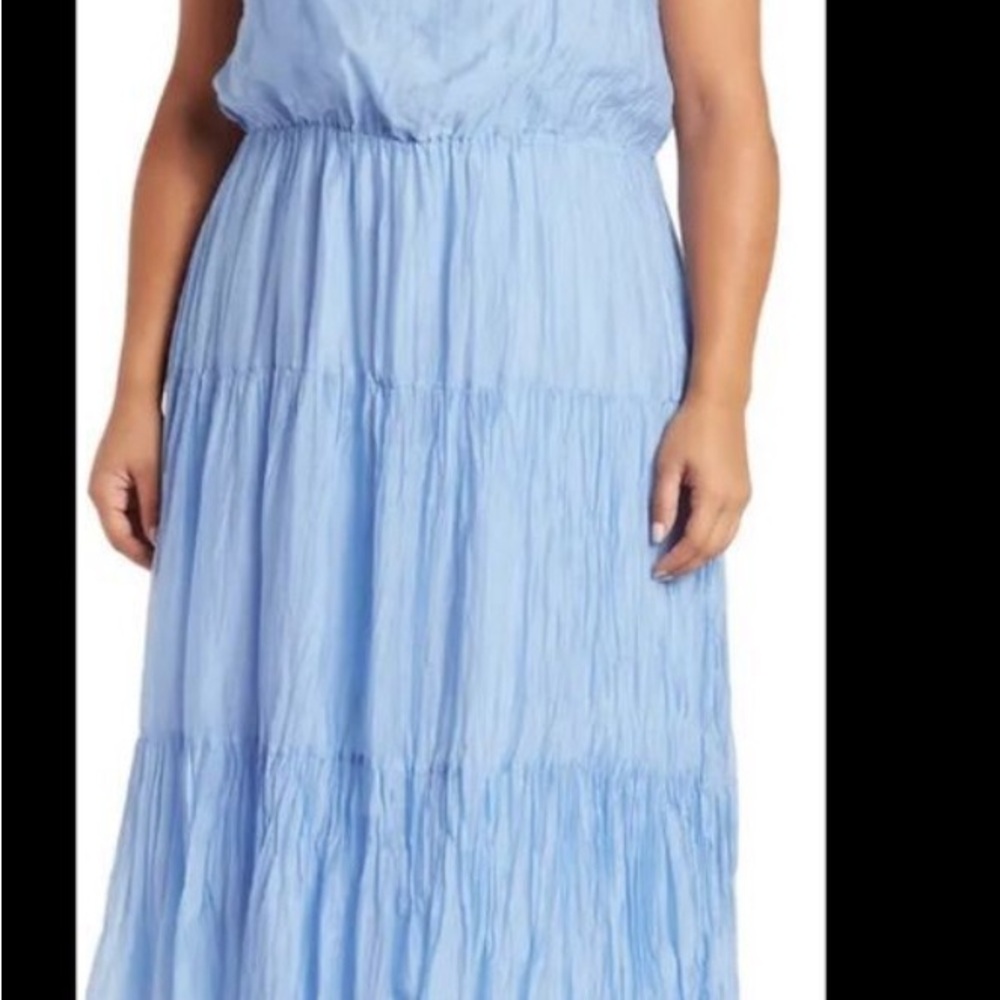 City Chic Sky Blue Maxi Dress